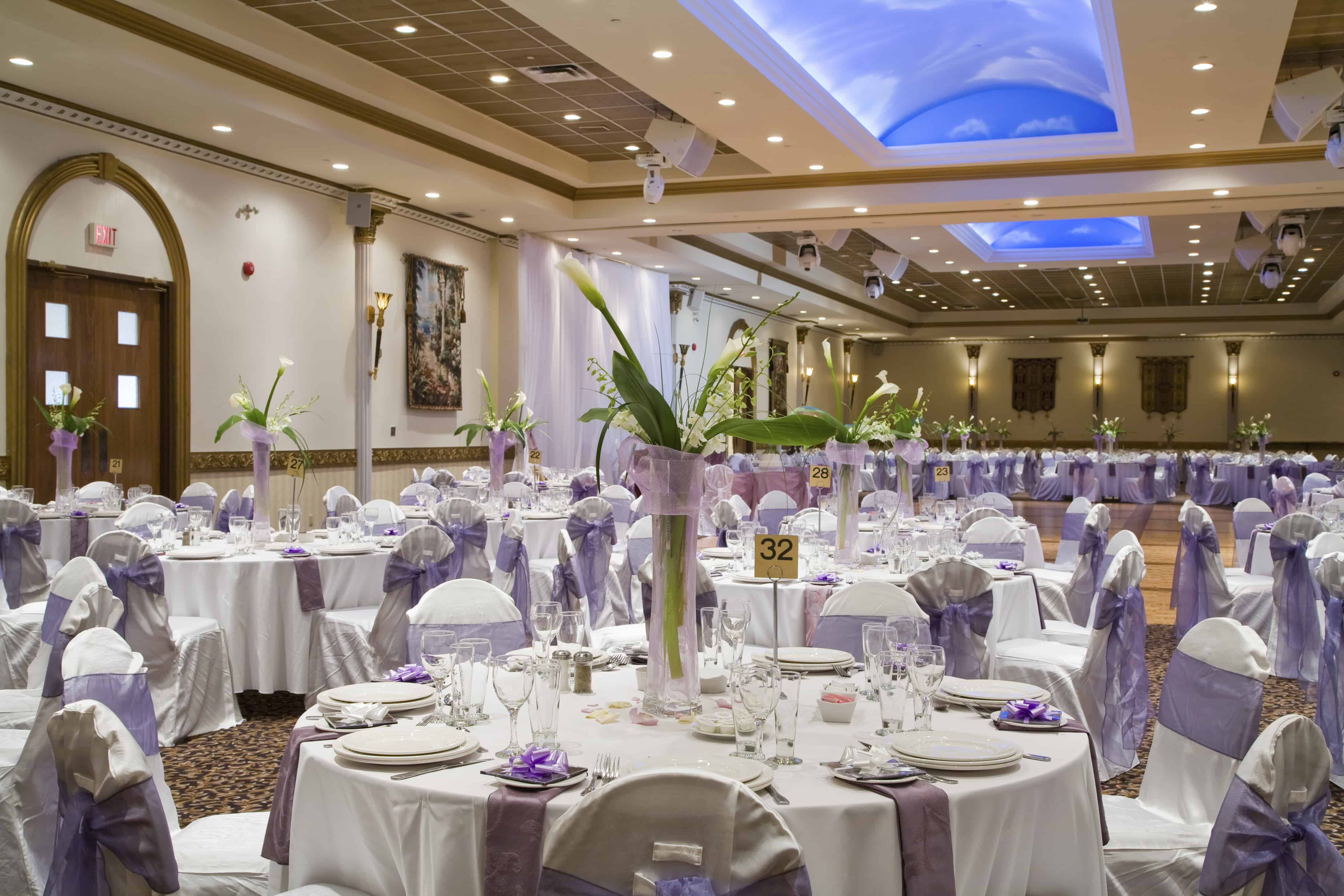 Seating plan for the wedding reception