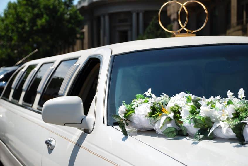 лимузин на свадьбе
